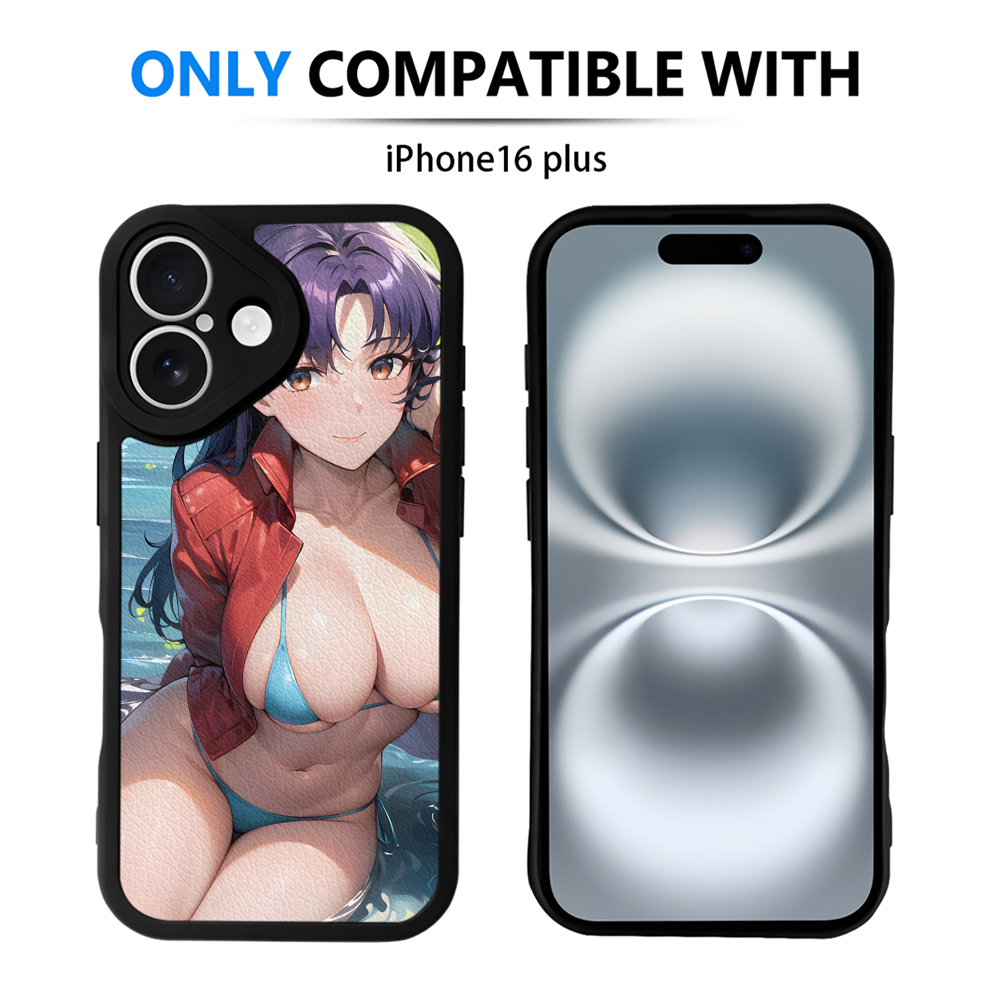 （画像用） EVA 新世紀エヴァンゲリオン 【iPhone 16シリーズ対応】シリコンスマホケース（レザー調） 材質：シリコン